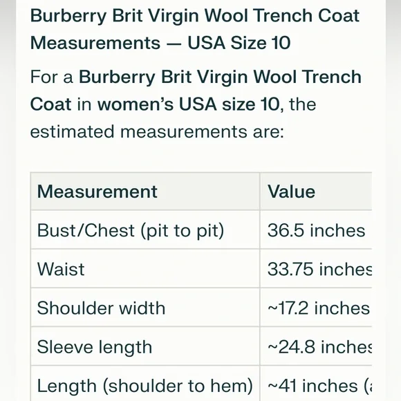 Burberry Black Fitted Trench Coat Wool - Picture 13 of 13